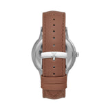  Shop Authentic Emporio Armani Renato Quartz Silver Dial Brown Leather Strap Watch For Men - AR11185 - Luxxuri