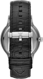 Shop Authentic Emporio Armani Renato Analog Black Dial Black Leather Strap Watch For Men - AR11186 - Luxxuri