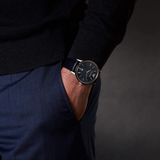 Shop Authentic Emporio Armani Renato Analog Blue Dial Blue Leather Strap Watch For Men - AR11188 - Luxxuri