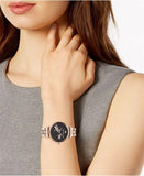  Shop Authentic Emporio Armani Gianni T Bar Black Dial Rose Gold Steel Strap Watch For Women - AR11206 - Luxxuri