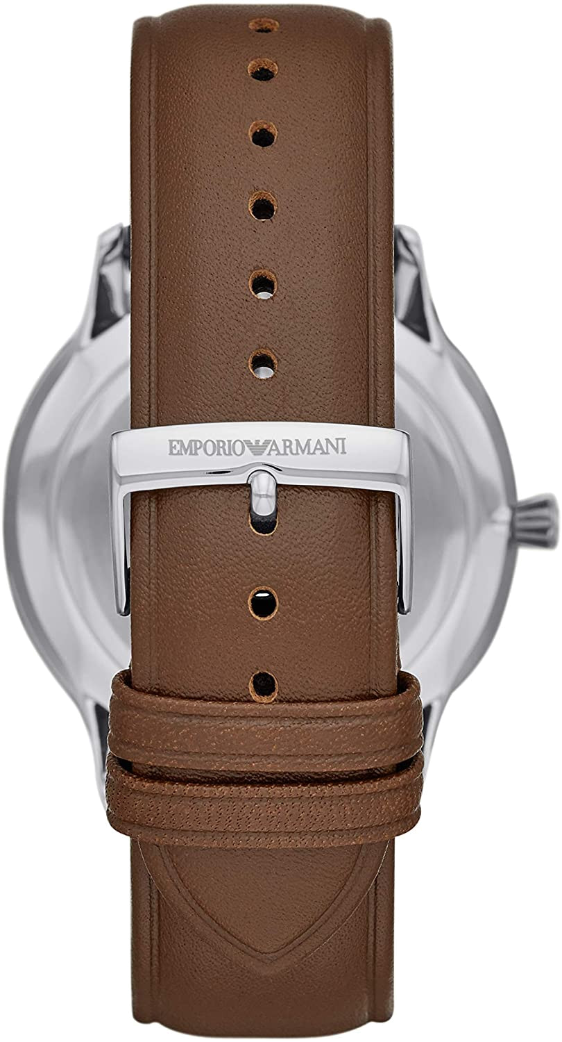  Shop Authentic Emporio Armani Giovanni Quartz White Dial Brown Leather Strap Watch For Men - AR11211 - Luxxuri