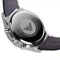  Shop Authentic Emporio Armani Renato Chronograph Blue Dial Black Leather Strap Watch For Men - AR11216 - Luxxuri