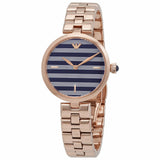  Shop Authentic Emporio Armani Arianna Quartz Grey Dial Rose Gold Steel Strap Watch For Women - AR11220 - Luxxuri