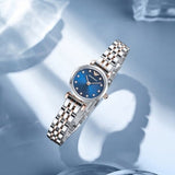  Shop Authentic Emporio Armani Gianni T Bar Quartz Blue Dial Two Tone Steel Strap Watch For Women - AR11222 - Luxxuri
