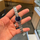  Shop Authentic Emporio Armani Gianni T Bar Quartz Blue Dial Two Tone Steel Strap Watch For Women - AR11222 - Luxxuri