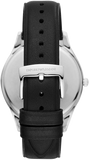  Shop Authentic Emporio Armani Modern Slim Quartz Grey Dial Black Leather Strap Watch For Men - AR11162 - Luxxuri