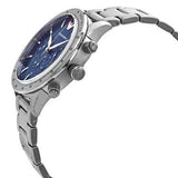  Shop Authentic Emporio Armani Mario Chronograph Blue Dial Silver Steel Strap Watch For Men - AR11306 - Luxxuri