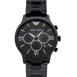  Shop Authentic Emporio Armani Giovanni Chronograph Black Dial Black Steel Strap Watch For Men - AR11349 - Luxxuri