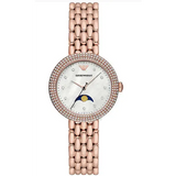  Shop Authentic Emporio Armani Rosa Mother of Pearl Dial Rose Gold Steel Strap Watch For Women - AR11462 - Luxxuri