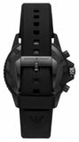  Shop Authentic Emporio Armani Diver Chronograph Quartz Green Dial Black Silicon Strap Watch For Men - AR11463 - Luxxuri