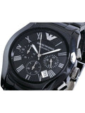  Shop Authentic Emporio Armani Valente Chronograph Black Dial Black Ceramic Strap Watch For Men - AR1400 - Luxxuri
