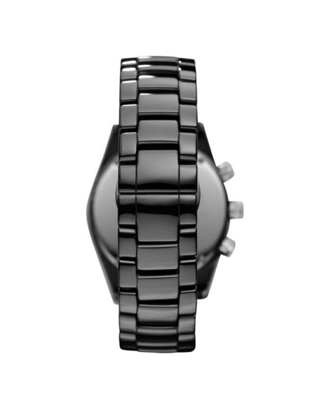  Shop Authentic Emporio Armani Black Ceramic Chronograph Black Dial Watch For Men - AR1421 - Luxxuri