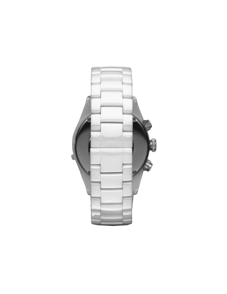  Shop Authentic Emporio Armani Ceramic Chronograph White Dial White Ceramic Strap Watch For Men - AR1424 - Luxxuri