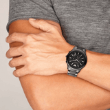  Shop Authentic Emporio Armani Ceramica Chronograph Black Dial Black Steel Strap Watch For Men - AR1451 - Luxxuri