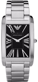  Shop Authentic Emporio Armani Classic Analog Black Dial Silver Steel Strap Watch For Men - AR1608 - Luxxuri