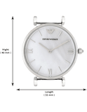  Shop Authentic Emporio Armani T Bar Mother of Pearl Dial Steel Strap Watch For Women - AR1682 - Luxxuri