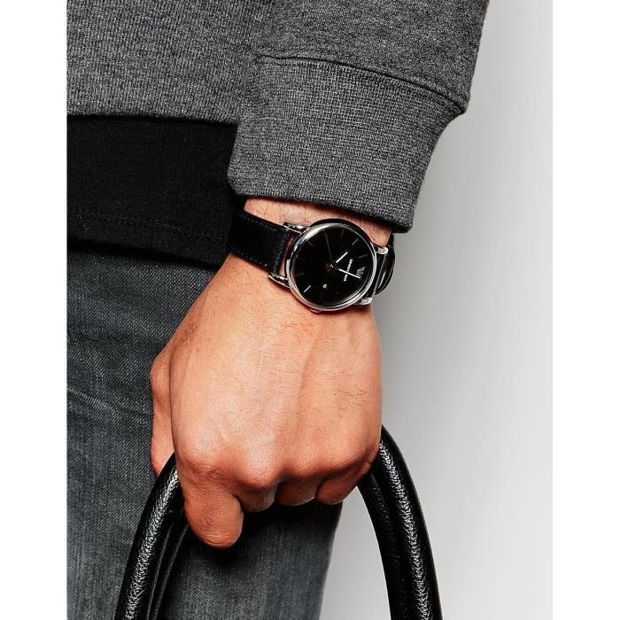  Shop Authentic Emporio Armani Classic Quartz Black Dial Black Leather Strap Watch For Men - AR1692 - Luxxuri