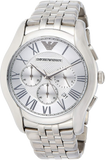  Shop Authentic Emporio Armani Velente Chronograph Quartz Silver Dial Silver Steel Strap Watch For Men - AR1702 - Luxxuri