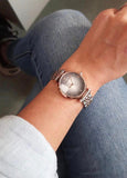  Shop Authentic Emporio Armani Gianni T Bar Grey Dial Two Tone Stainless Steel Watch For Women - AR1725 - Luxxuri