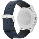  Shop Authentic Emporio Armani Classic Quartz Blue Dial Black Leather Strap Watch For Men - AR1731 - Luxxuri