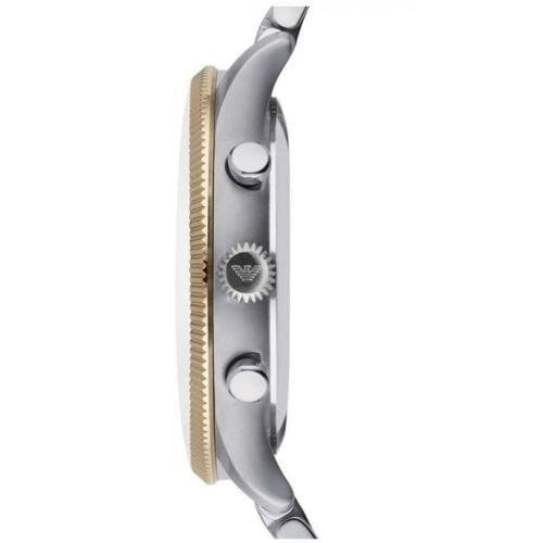  Shop Authentic Emporio Armani Classic Blue Dial Two Tone Steel Strap Watch For Men - AR1847 - Luxxuri