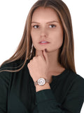  Shop Authentic Emporio Armani Gianni T Bar Mother of Pearl Rose Gold Stainless Steel Strap Watch For Women - AR1909 - Luxxuri