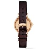  Shop Authentic Emporio Armani Classic Quartz Pink Dial Brown Leather Strap Watch For Women - AR1911 - Luxxuri