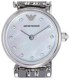 Shop Authentic Emporio Armani Gianni Blue Dial Silver Steel Strap Watch For Women - AR1961 - Luxxuri