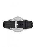  Shop Authentic Emporio Armani Meccanico Silver Skeleton Dial Black Leather Watch For Men - AR1997 - Luxxuri