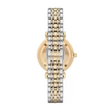  Shop Authentic Emporio Armani Gianni T Bar Analog White Dial Two Tone Steel Strap Watch For Women - AR2076 - Luxxuri