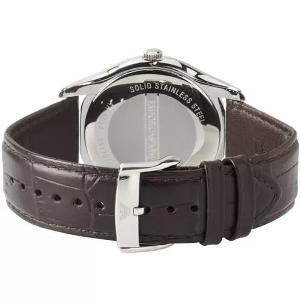  Shop Authentic Emporio Armani Renato Classic Brown Dial Brown Leather Strap Watch For Men - AR2413 - Luxxuri