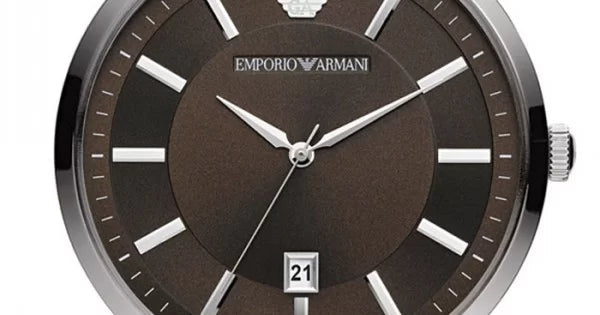  Shop Authentic Emporio Armani Renato Classic Brown Dial Brown Leather Strap Watch For Men - AR2413 - Luxxuri