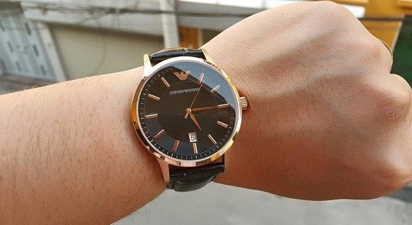  Shop Authentic Emporio Armani Renato Quartz Black Dial Black Leather Strap Watch For Men - AR2425 - Luxxuri