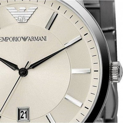  Shop Authentic Emporio Armani Classic Quartz White Dial Silver Steel Strap Watch For Men - AR2430 - Luxxuri