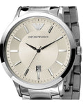  Shop Authentic Emporio Armani Classic Quartz White Dial Silver Steel Strap Watch For Men - AR2431 - Luxxuri