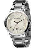  Shop Authentic Emporio Armani Classic Quartz White Dial Silver Steel Strap Watch For Men - AR2431 - Luxxuri
