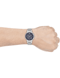  Shop Authentic Emporio Armani Renato Chronograph Blue Dial Silver Steel Strap Watch For Men - AR2448 - Luxxuri