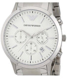 Shop Authentic Emporio Armani Renato Chronograph Cream Dial Silver Steel Strap Watch For Men - AR2458 - Luxxuri