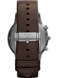  Shop Authentic Emporio Armani Sportivo Black Dial Brown Leather Strap Watch For Men - AR2462 - Luxxuri