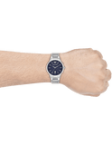  Shop Authentic Emporio Armani Renato Blue Dial Silver Steel Strap Watch For Men - AR2477 - Luxxuri