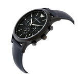  Shop Authentic Emporio Armani Renato Chronograph Quartz Blue Dial Blue Leather Strap Watch For Men - AR2481 - Luxxuri
