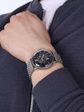  Shop Authentic Emporio Armani Aviator Multifunction Blue Dial Silver Mesh Bracelet Watch For Men - AR60024 - Luxxuri
