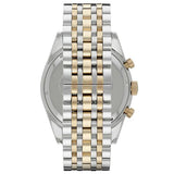 Shop Authentic Emporio Armani Tazio Chronograph Blue Dial Two Tone Stainless Steel Watch For Men - AR6088 - Luxxuri