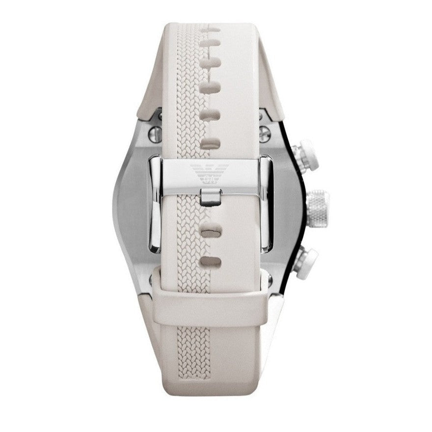  Shop Authentic Emporio Armani Sportivo Analog Quartz White Dial White Rubber Strap Watch For Men - AR6103 - Luxxuri