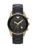  Shop Authentic Emporio Armani Sportivo Quartz Black Dial Black Steel Strap Watch For Men - AR8023 - Luxxuri