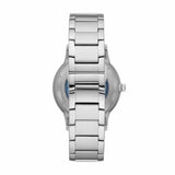  Shop Authentic Emporio Armani Renato Automatic Blue Dial Silver Steel Strap Watch For Men - AR60037 - Luxxuri