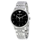  Shop Authentic Emporio Armani Beta Chronograph Black Dial Steel Strap Watch For Men - AR1863 - Luxxuri