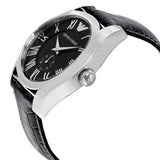  Shop Authentic Emporio Armani Valente Black Dial Black Leather Strap Watch For Men - AR0643 - Luxxuri
