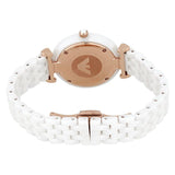  Shop Authentic Emporio Armani Ceramica Mother of Pearl Dial White Ceramic Strap Watch For Women - AR1486 - Luxxuri