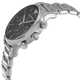  Shop Authentic Emporio Armani Chronograph Black Dial Silver Steel Strap Watch For Men - AR1853 - Luxxuri